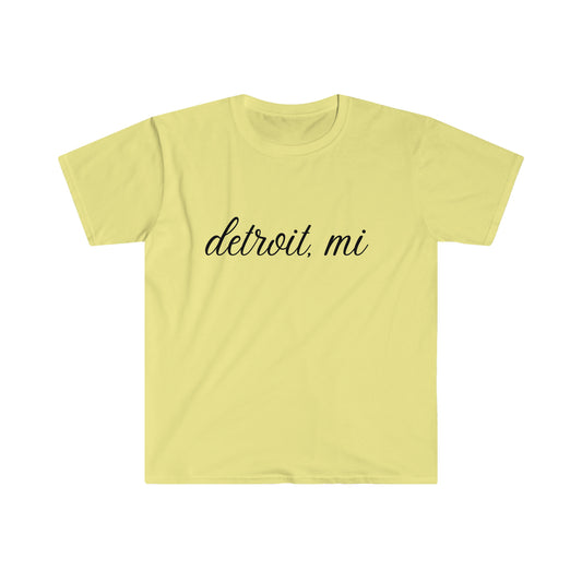 Detroit Script T-Shirt
