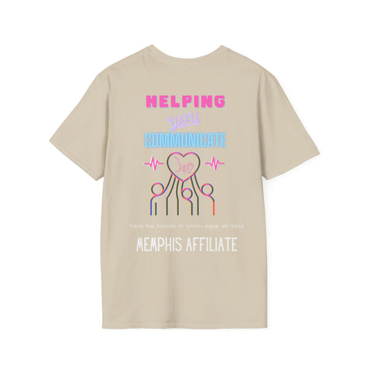 Helping You Communicate Too Unisex Softstyle T-Shirt