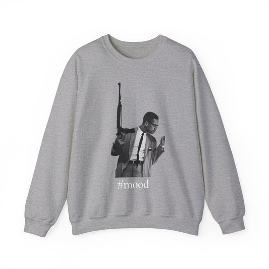 Malcolm X Mood Unisex Heavy Blend™ Crewneck Sweatshirt
