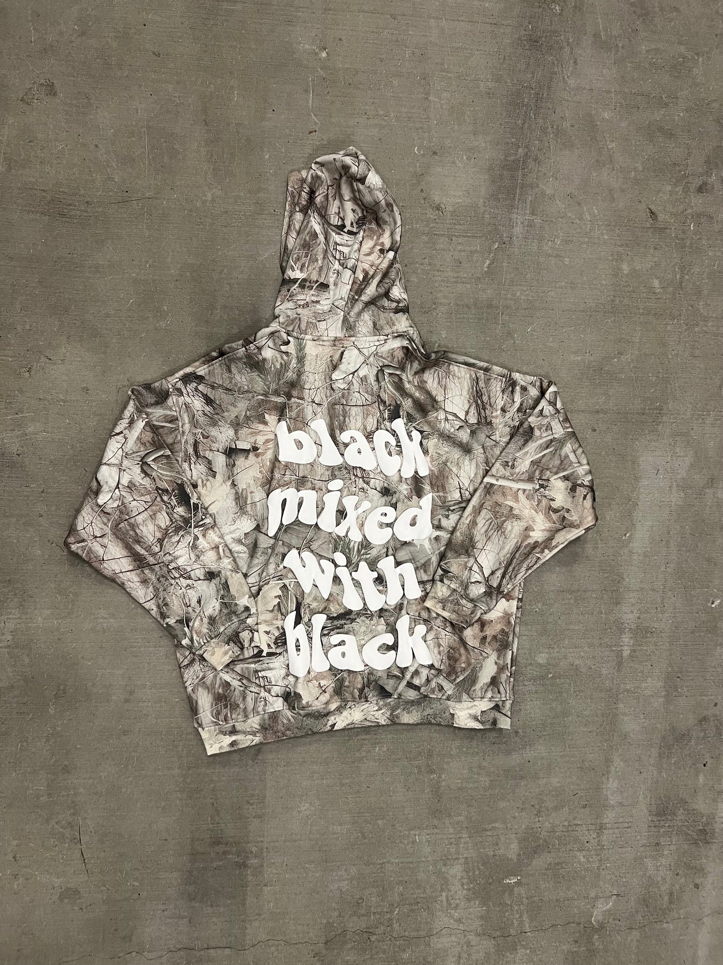 Puff Print Camo Hoodie