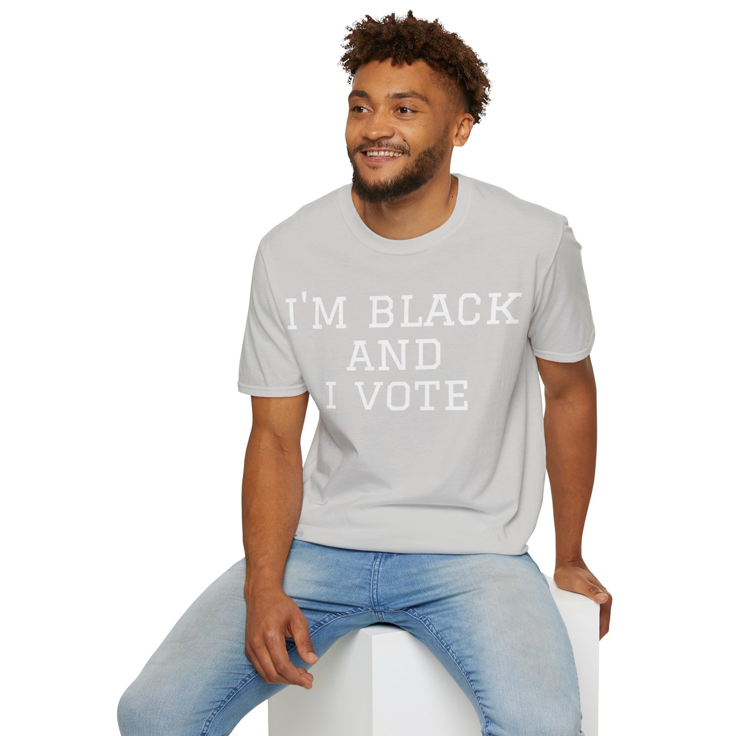 I’m Black and I Vote Unisex Softstyle T-Shirt