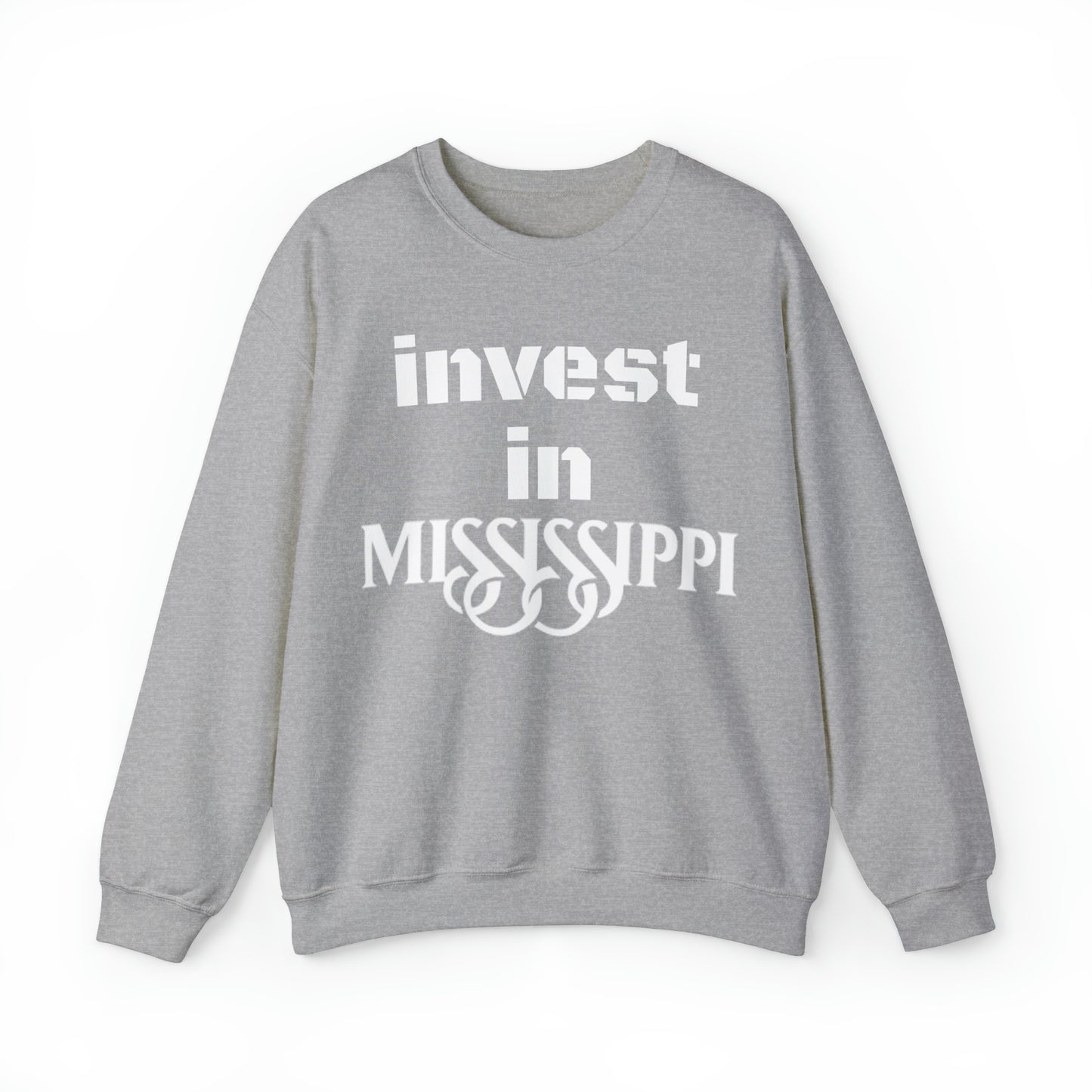 Mississippi Invest Unisex Heavy Blend™ Crewneck Sweatshirt