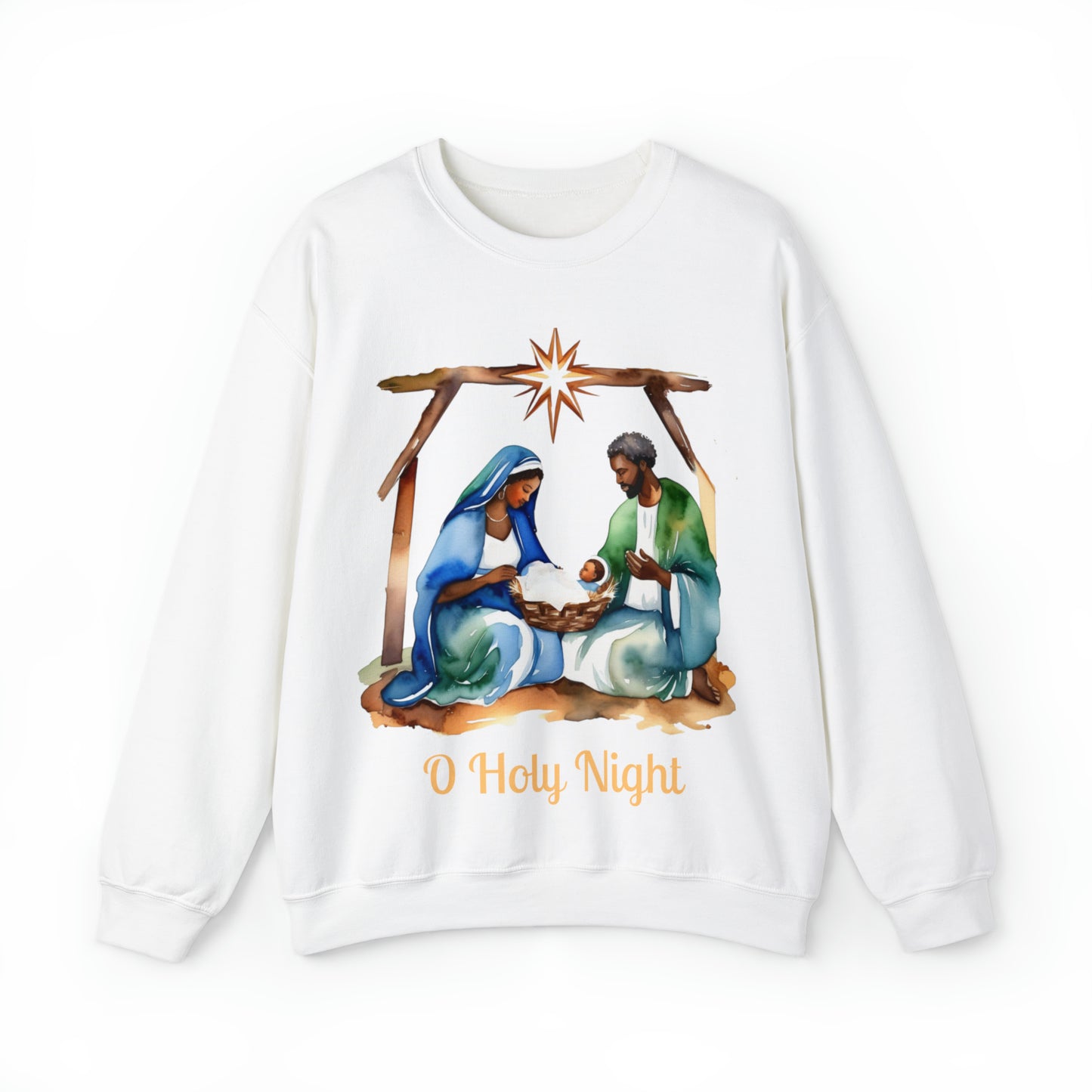 O Holy Night Unisex Heavy Blend™ Crewneck Sweatshirt