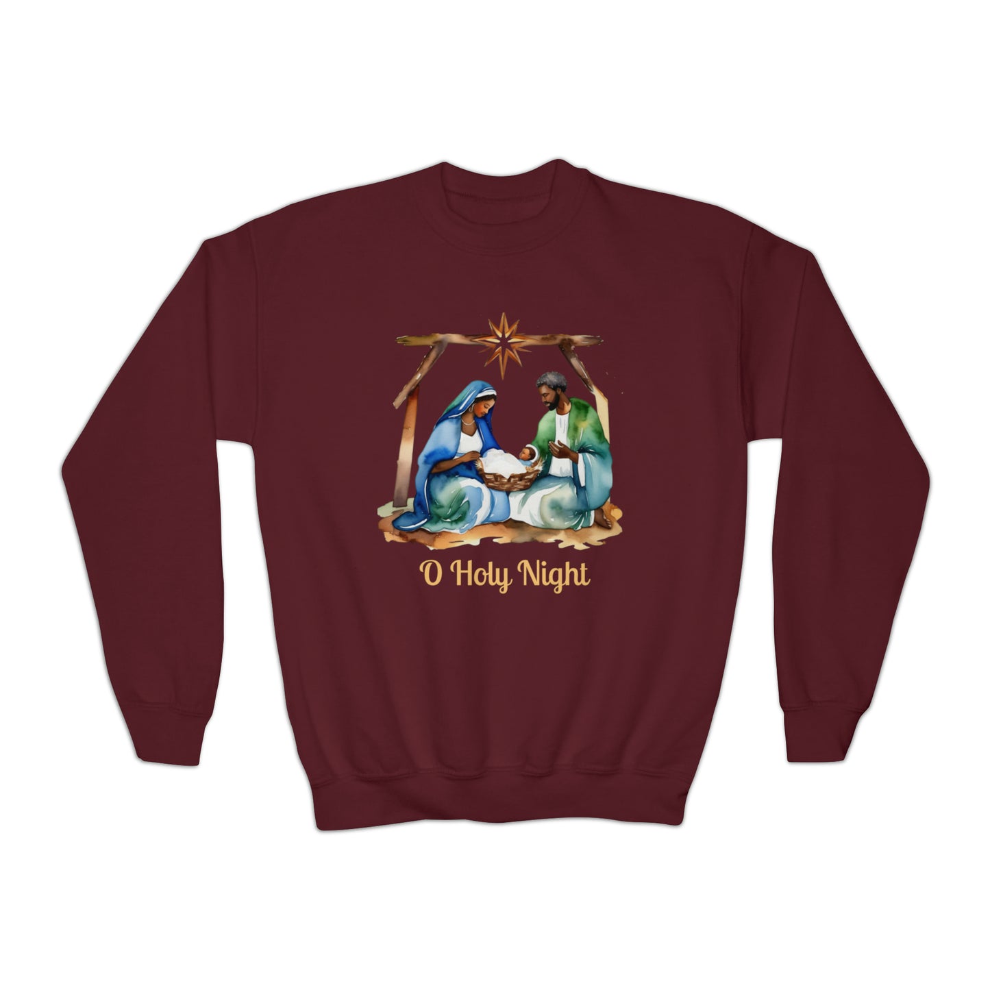 Youth O Holy Night Crewneck Sweatshirt