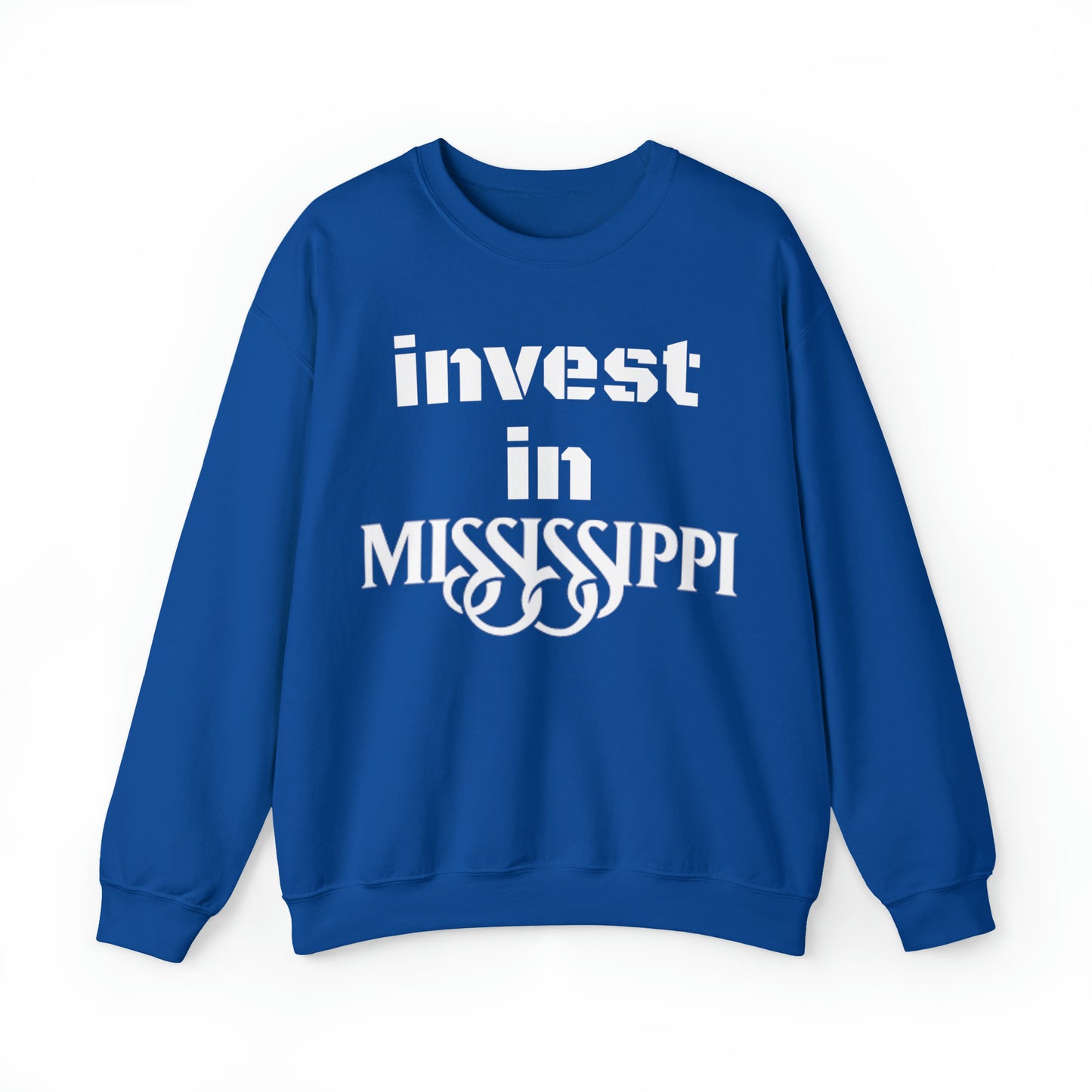 Mississippi Invest Unisex Heavy Blend™ Crewneck Sweatshirt