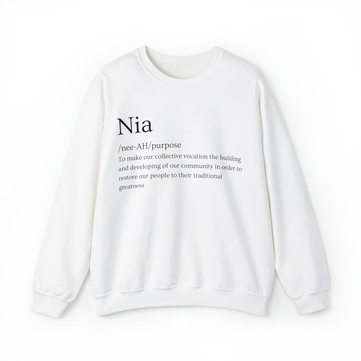 Nia Unisex Heavy Blend™ Crewneck Sweatshirt