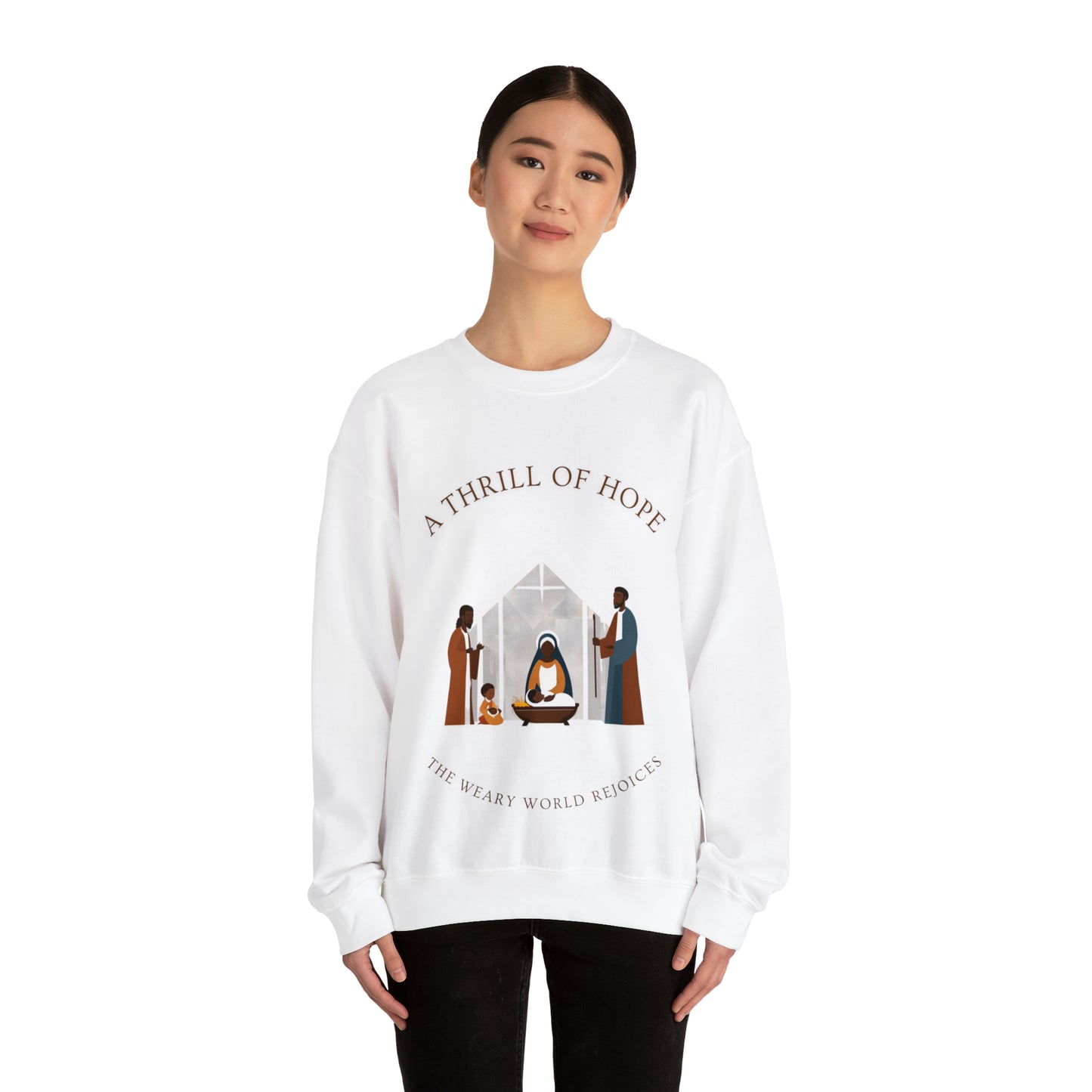 A thrill of Hope Unisex Heavy Blend™ Crewneck Sweatshirt