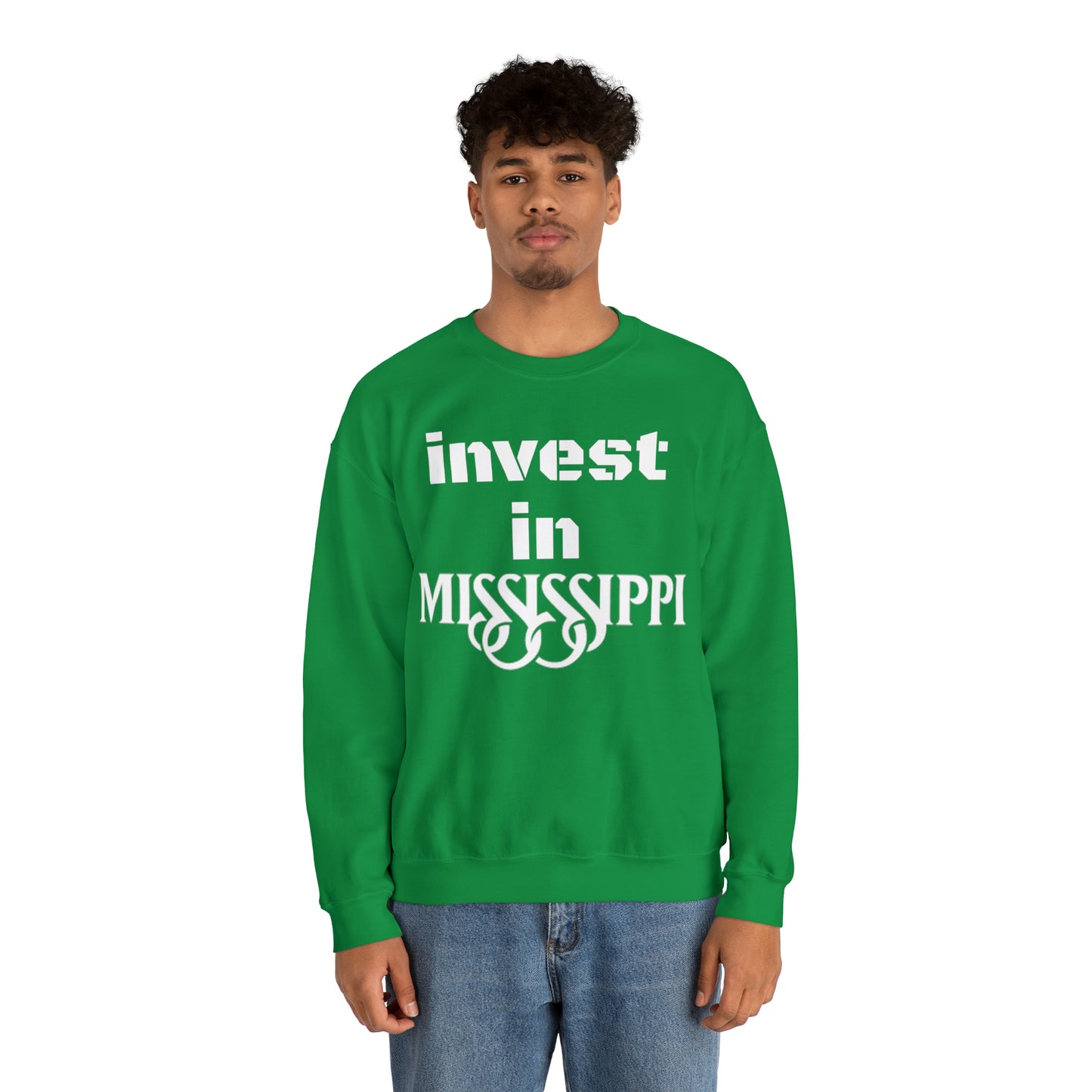 Mississippi Invest Unisex Heavy Blend™ Crewneck Sweatshirt