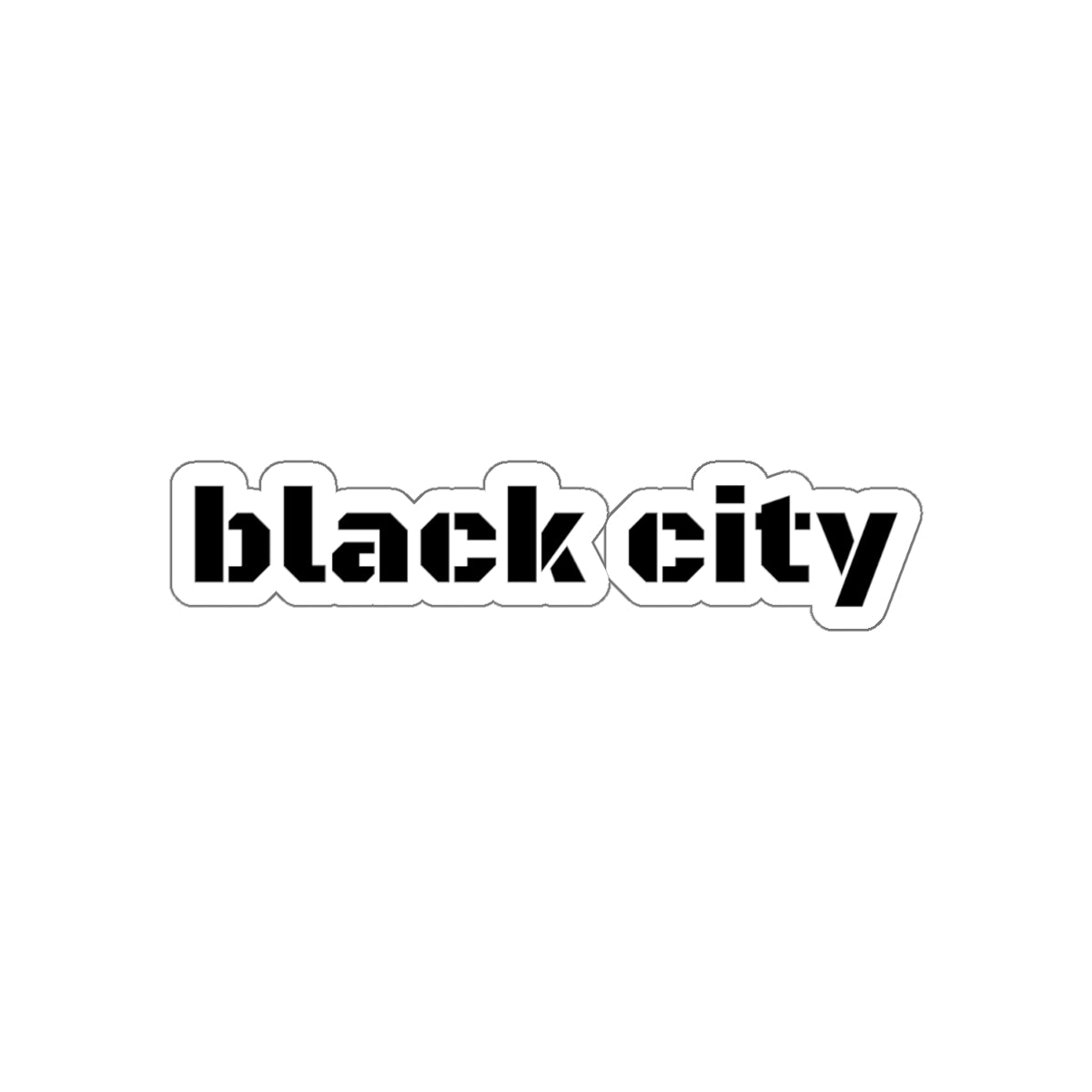 Black City Stickers