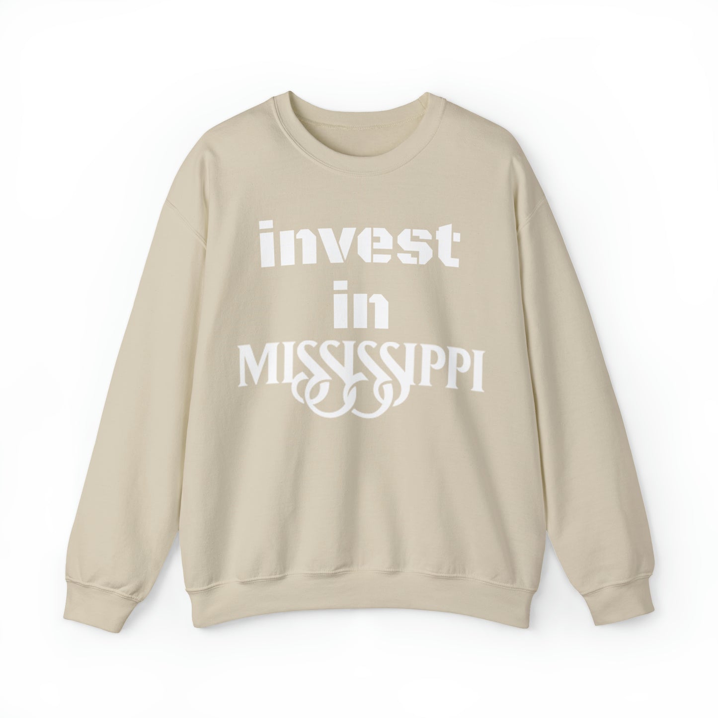 Mississippi Invest Unisex Heavy Blend™ Crewneck Sweatshirt