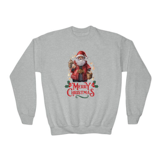 Youth O Santa Crewneck Sweatshirt