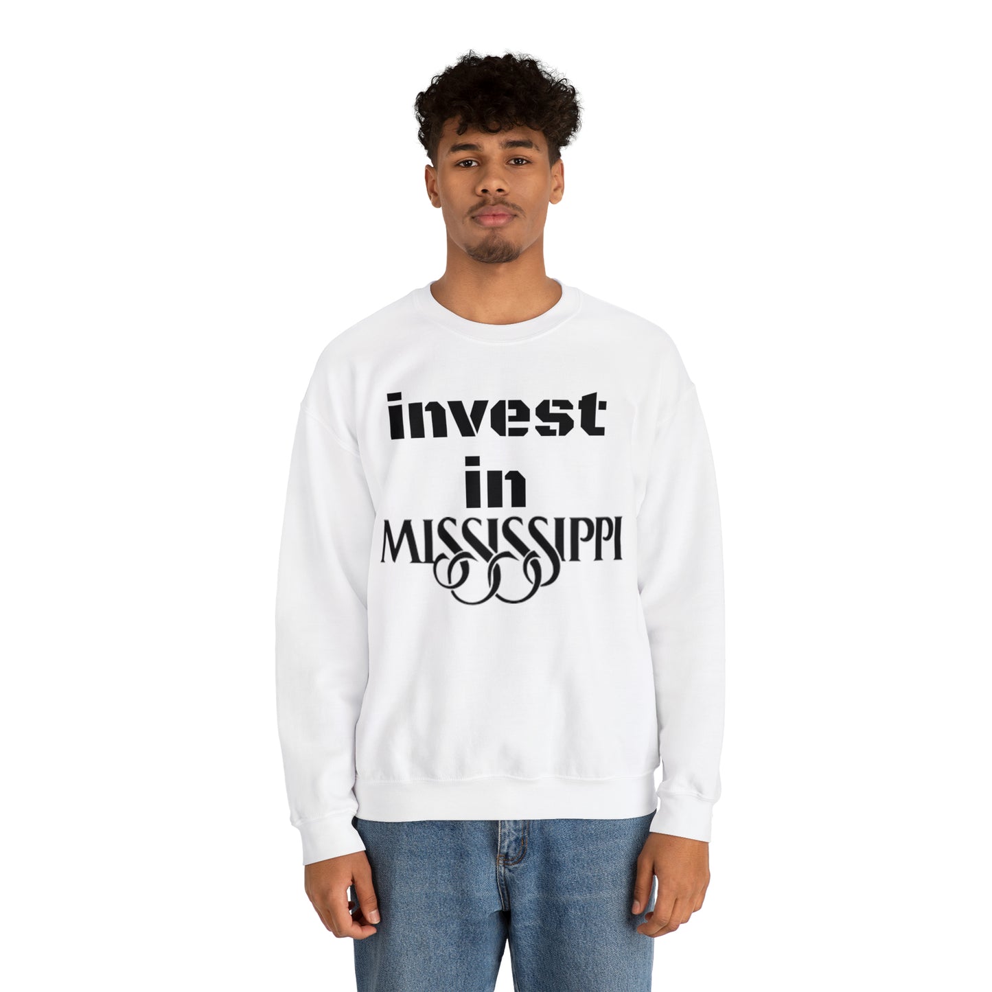 Mississippi Invest Unisex Heavy Blend™ Crewneck Sweatshirt