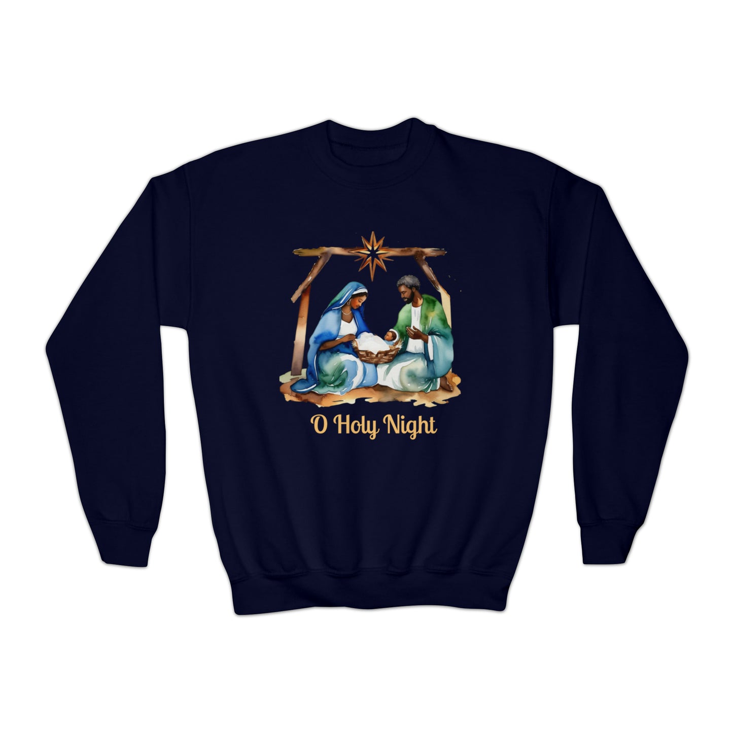 Youth O Holy Night Crewneck Sweatshirt