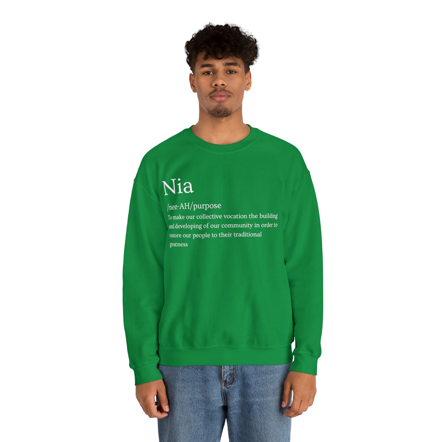 Nia Unisex Heavy Blend™ Crewneck Sweatshirt