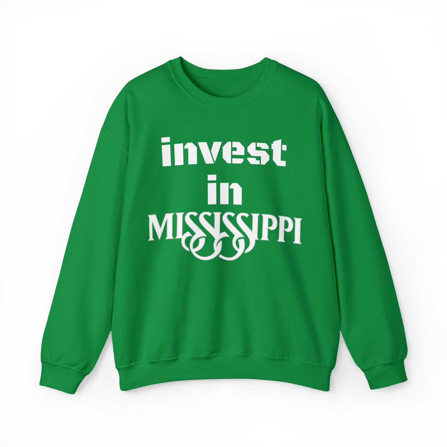 Mississippi Invest Unisex Heavy Blend™ Crewneck Sweatshirt