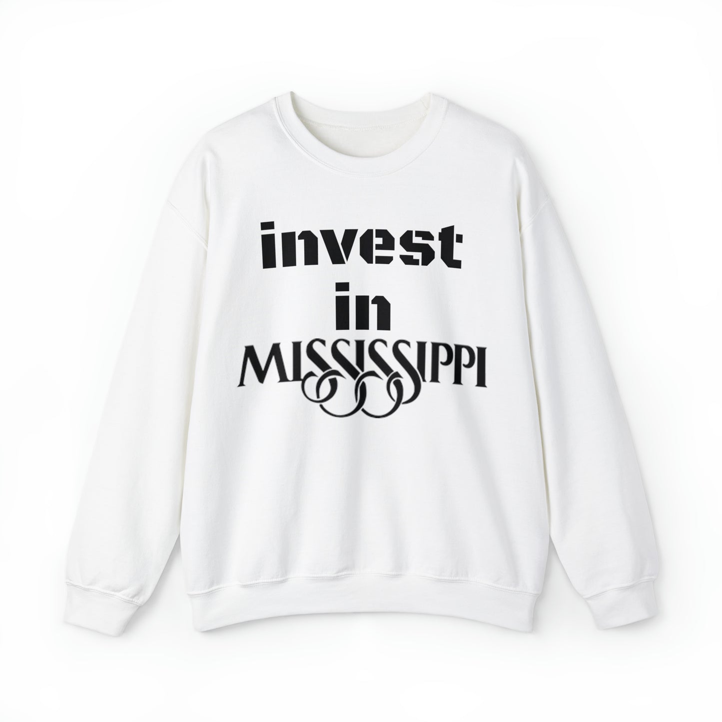 Mississippi Invest Unisex Heavy Blend™ Crewneck Sweatshirt