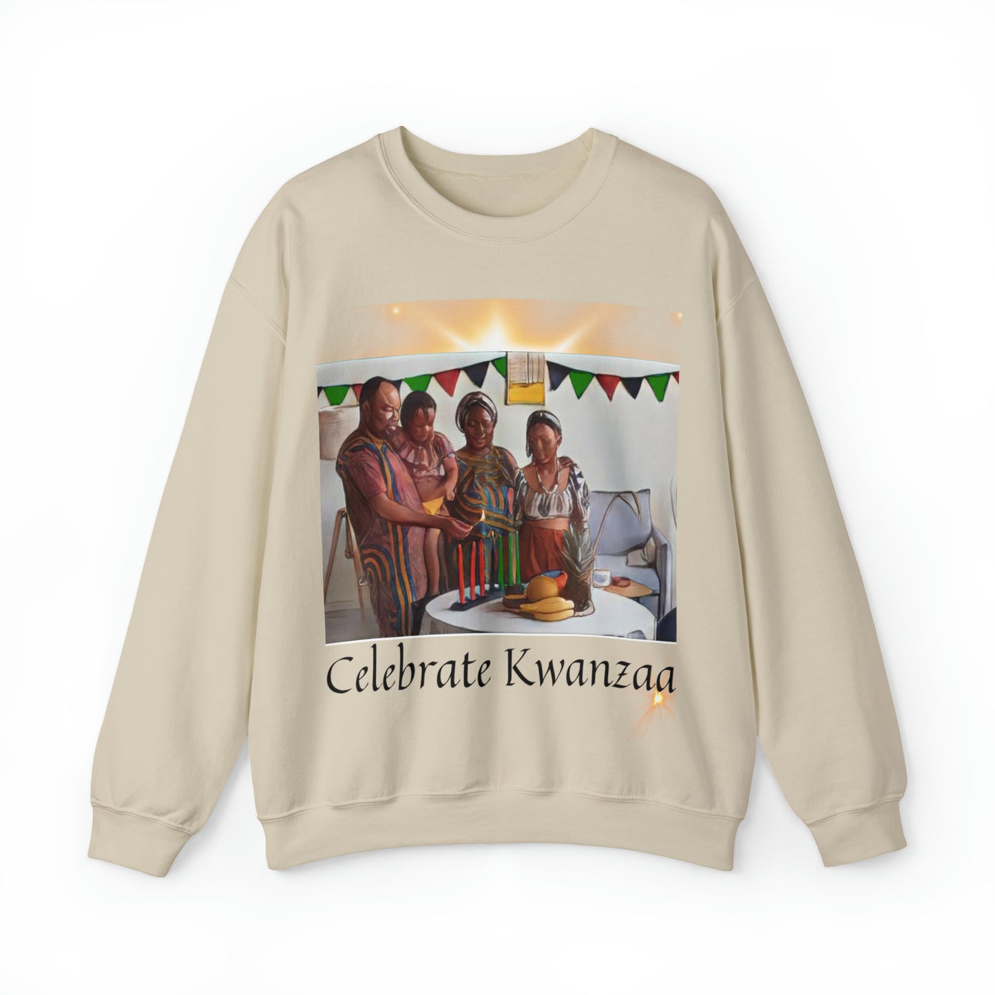 Celebrate Kwanzaa Unisex Heavy Blend™ Crewneck Sweatshirt