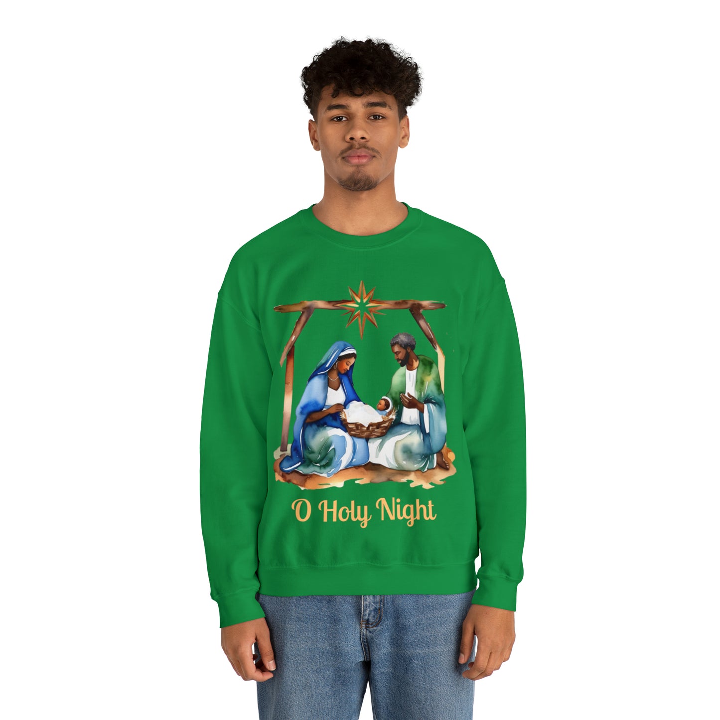 O Holy Night Unisex Heavy Blend™ Crewneck Sweatshirt