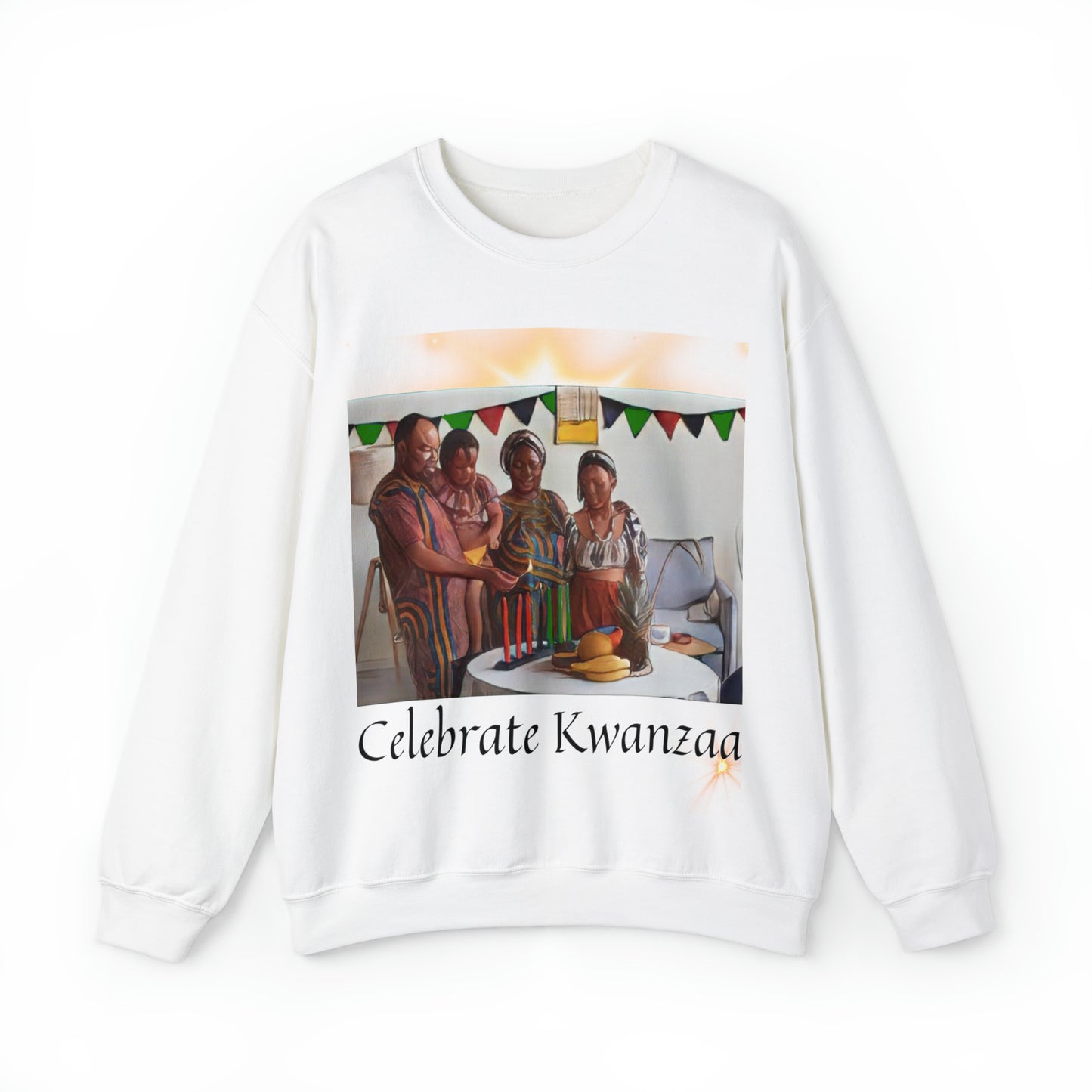 Celebrate Kwanzaa Unisex Heavy Blend™ Crewneck Sweatshirt