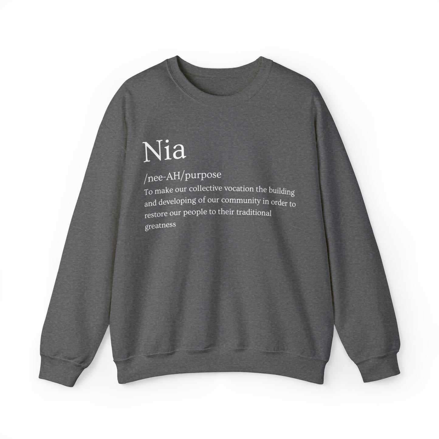 Nia Unisex Heavy Blend™ Crewneck Sweatshirt