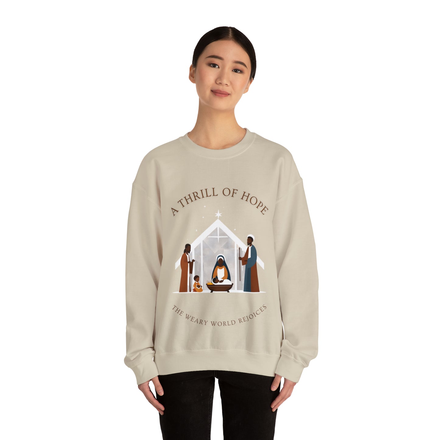 A thrill of Hope Unisex Heavy Blend™ Crewneck Sweatshirt