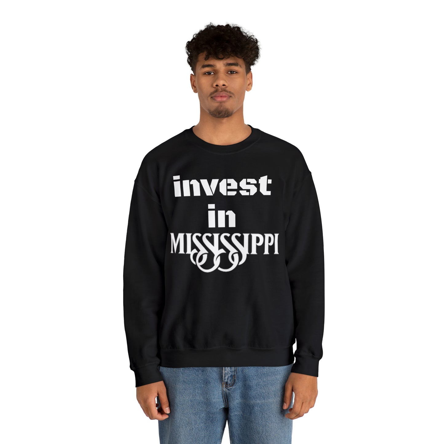 Mississippi Invest Unisex Heavy Blend™ Crewneck Sweatshirt