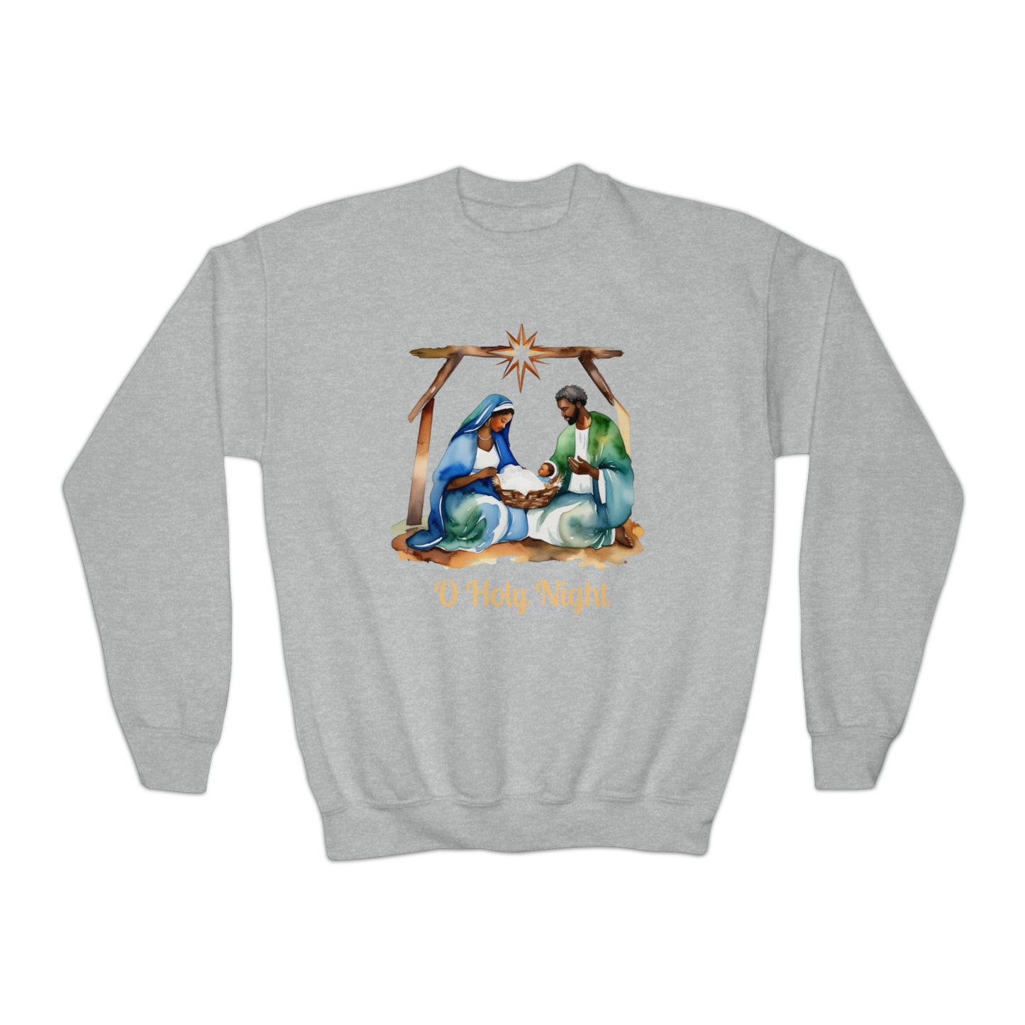 Youth O Holy Night Crewneck Sweatshirt